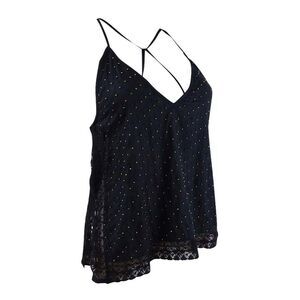Free People Women's Bright Lights Beaded Camisole - Black